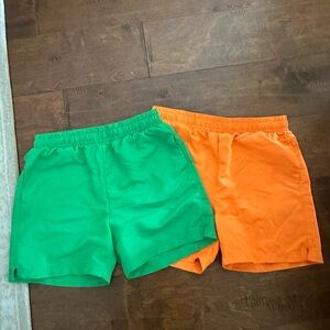 Set of 4 Boy’s Athletic Shorts Size Boys Large